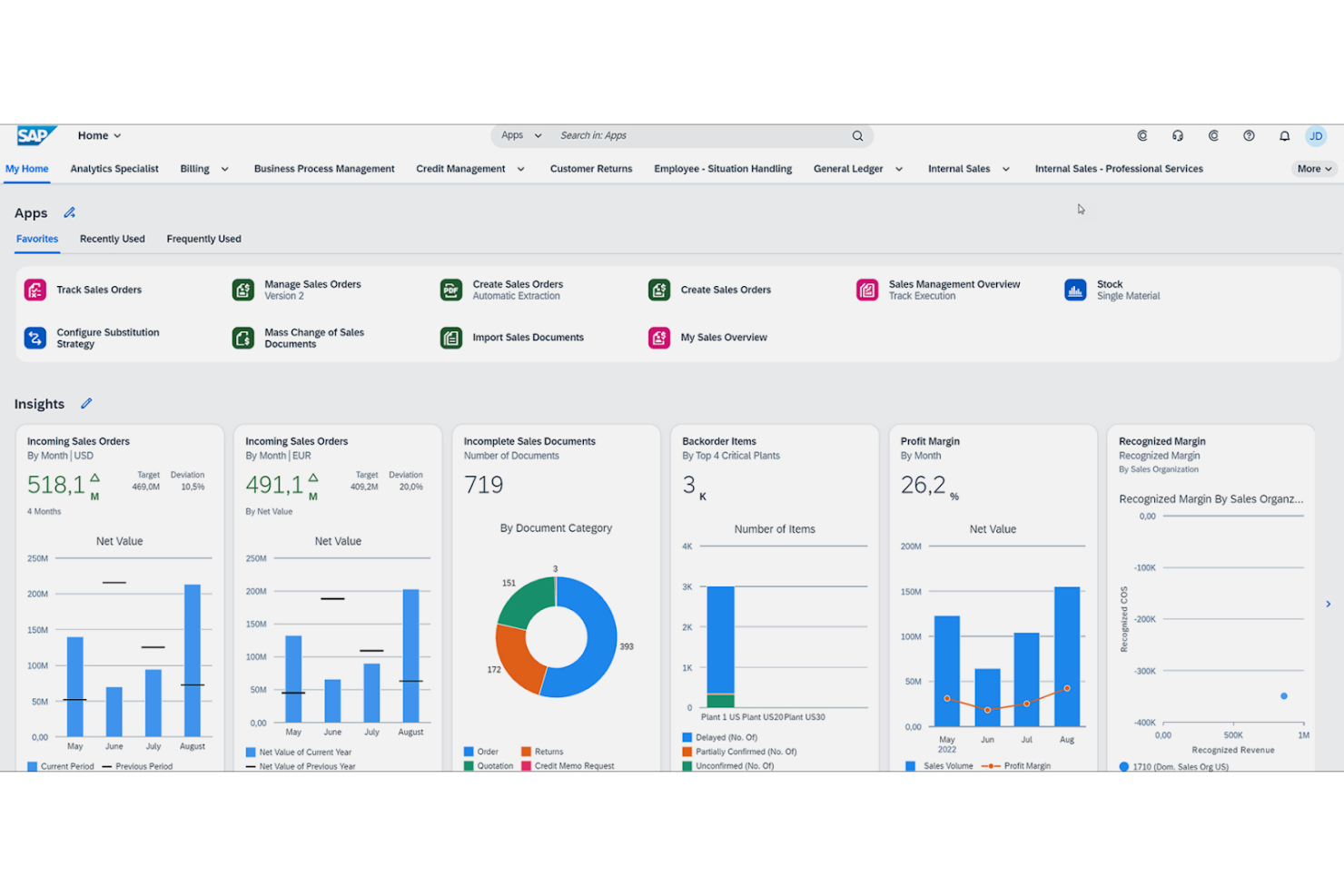 SAP S/4HANA screenshot - Los 10 mejores programas ERP de petróleo y gas en 2026