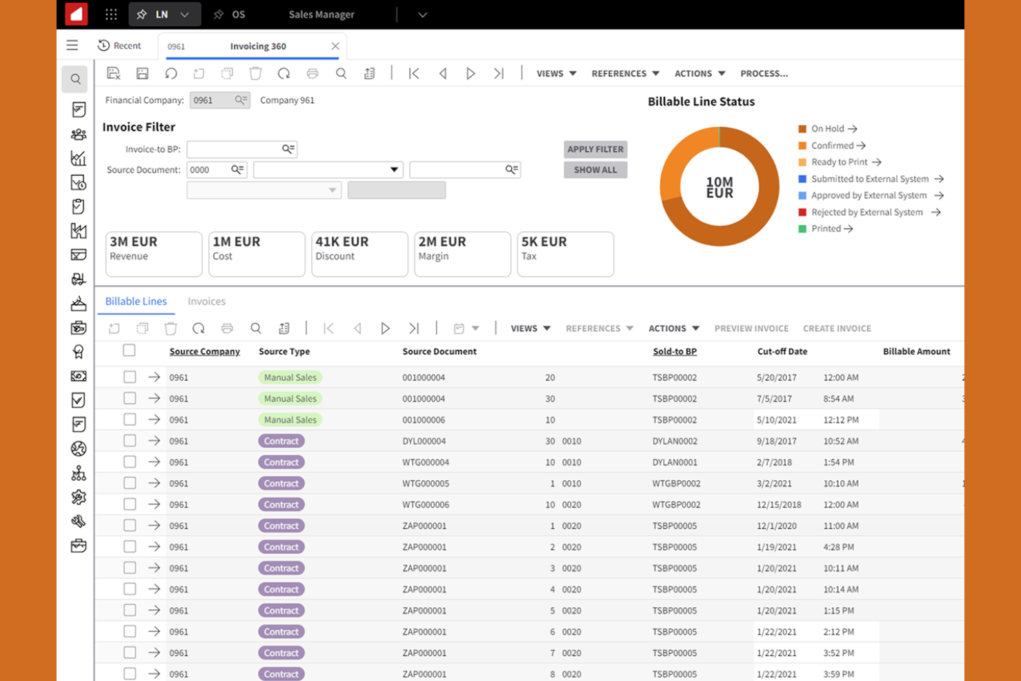 Infor screenshot - I 10 Migliori Software ERP per la Distribuzione del 2026