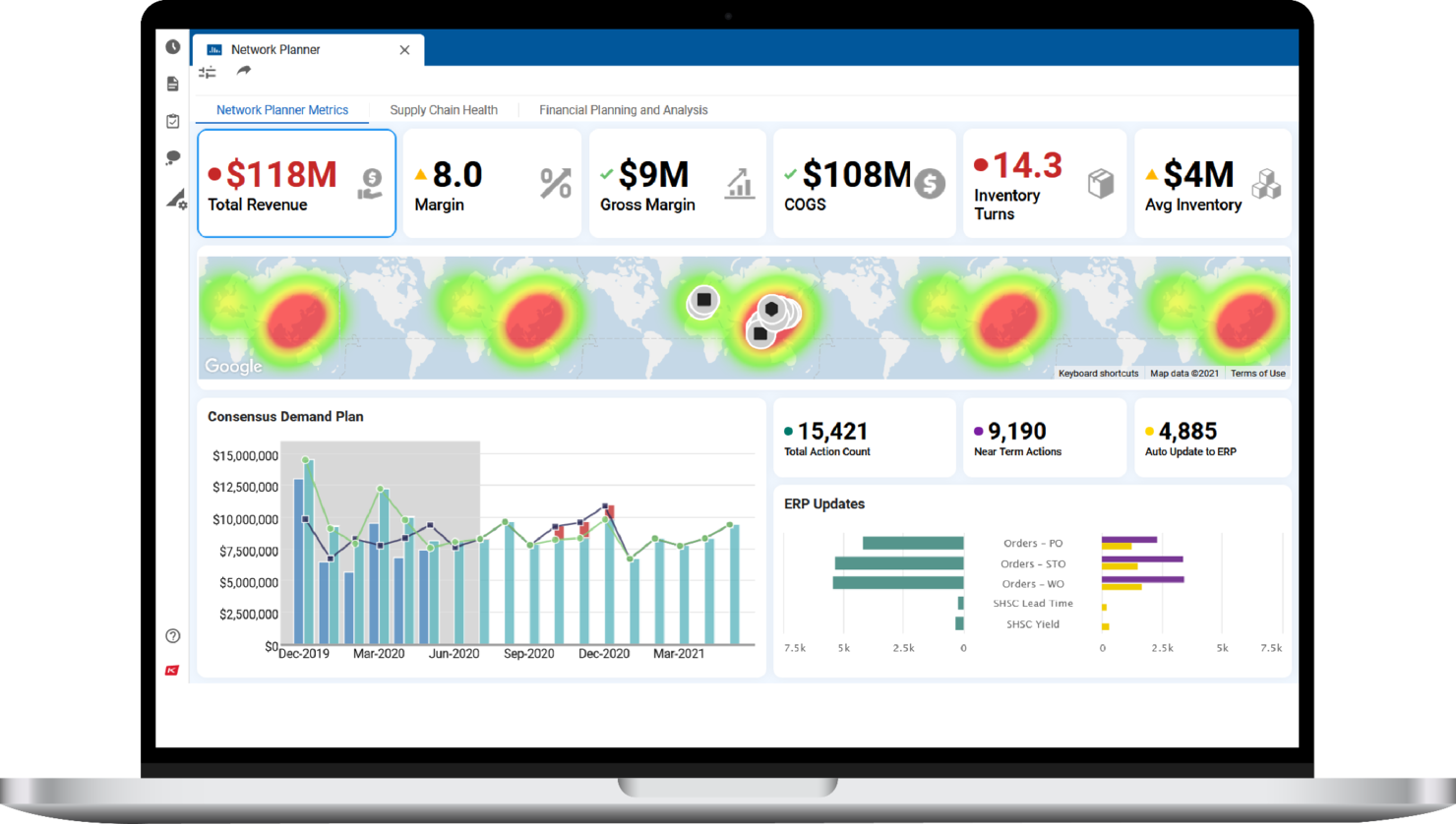 Kinaxis screenshot - I 10 migliori software ERP per la gestione della supply chain del 2026