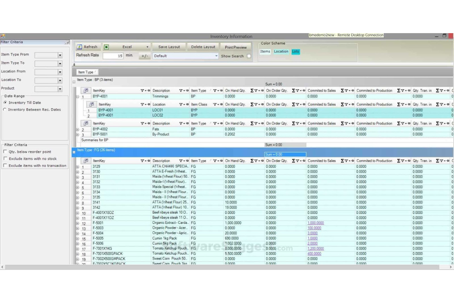 BatchMaster screenshot - Le 10 Migliori Soluzioni ERP per l’Industria Alimentare e delle Bevande per il 2026