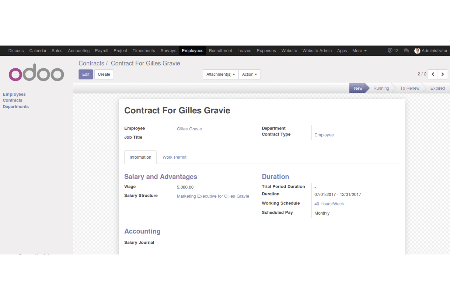 Odoo screenshot - Los 10 Mejores Software ERP Gratuitos Analizados en 2026