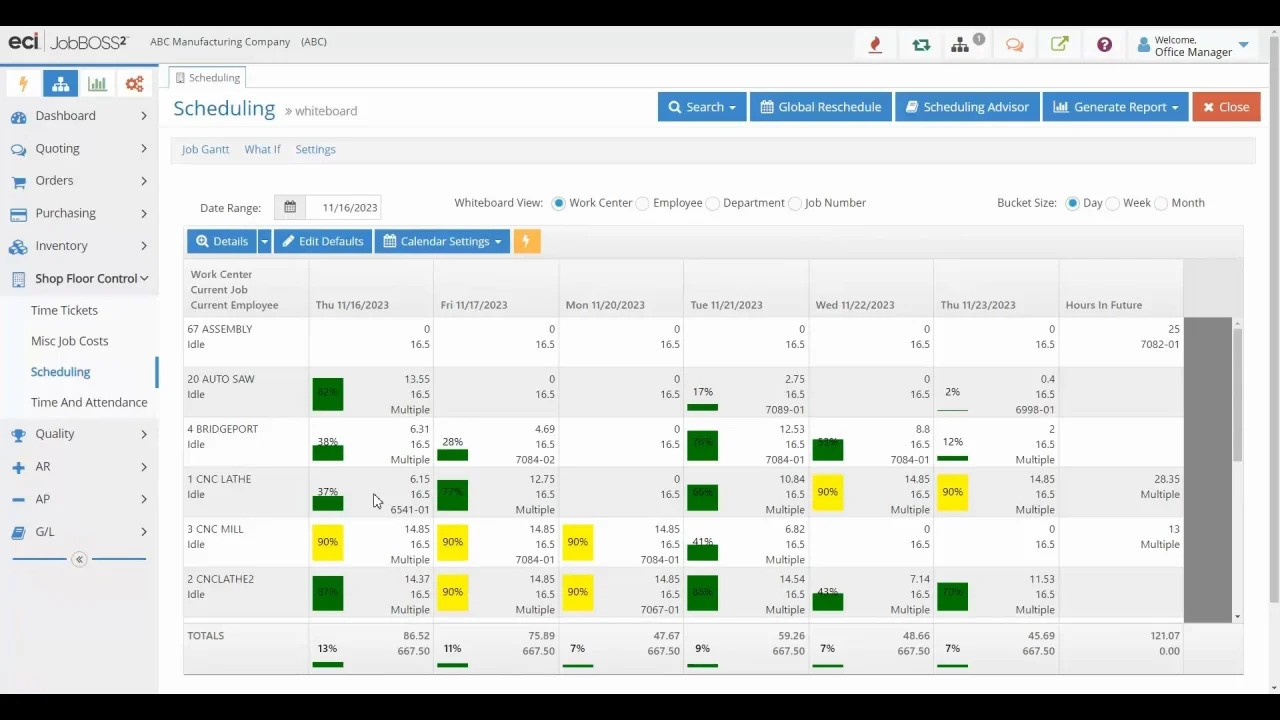 JobBOSS 2 screenshot - 10 Mejores ERP para la Fabricación de Muebles Evaluados en 2026