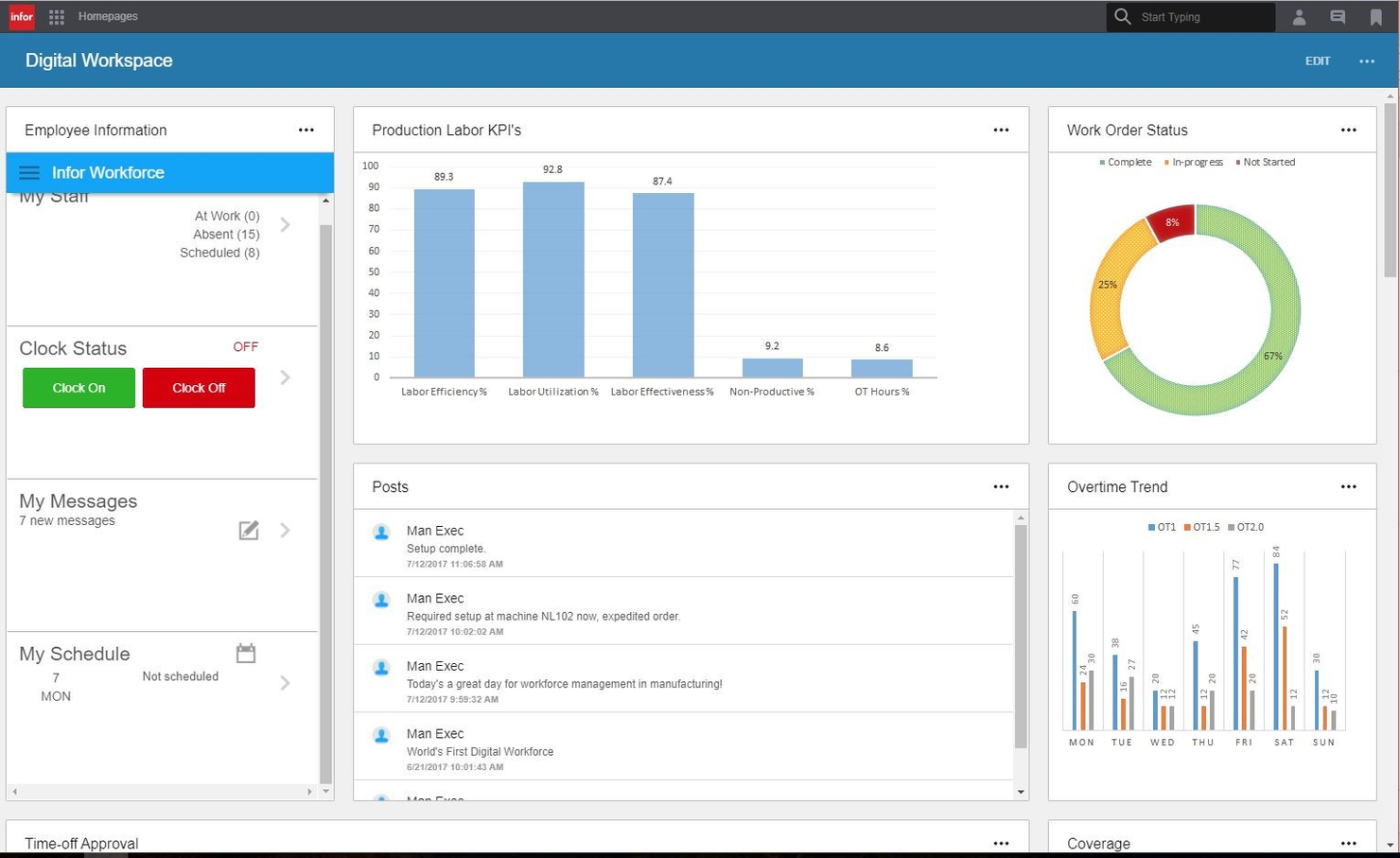 Infor screenshot - I 10 Migliori Software ERP Ospedalieri Del 2026