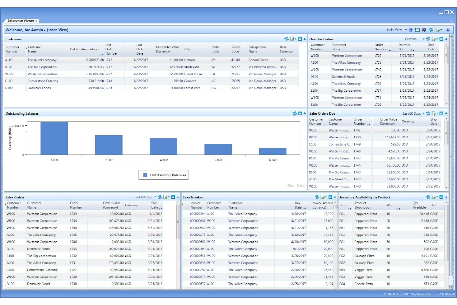 Aptean screenshot - 10 Migliori Software ERP per Servizi Sul Campo Recensiti nel 2026