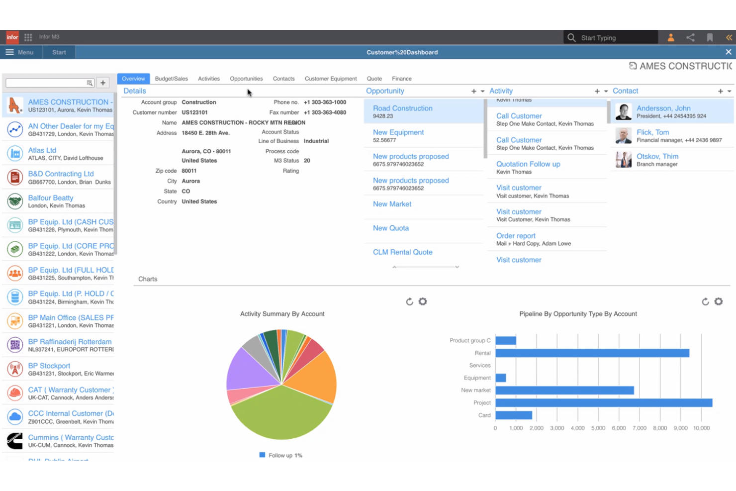 Infor screenshot - 10 Mejores ERP Para Servicios Profesionales Revisados En 2026