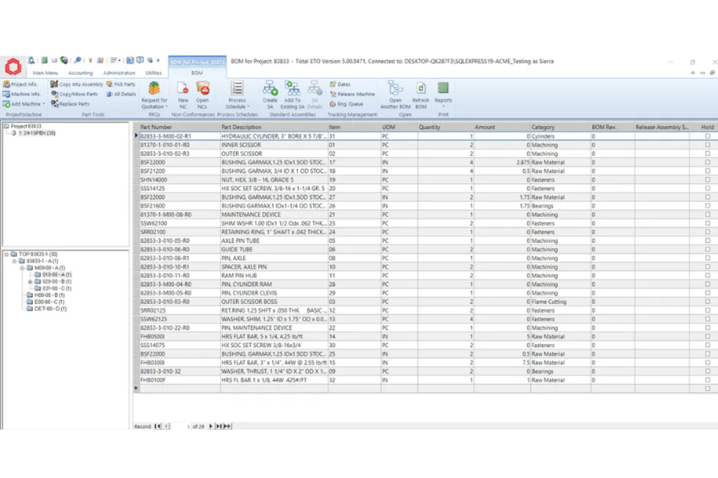 Total ETO screenshot - 10 Mejores Software ERP para Talleres de Producción en 2026