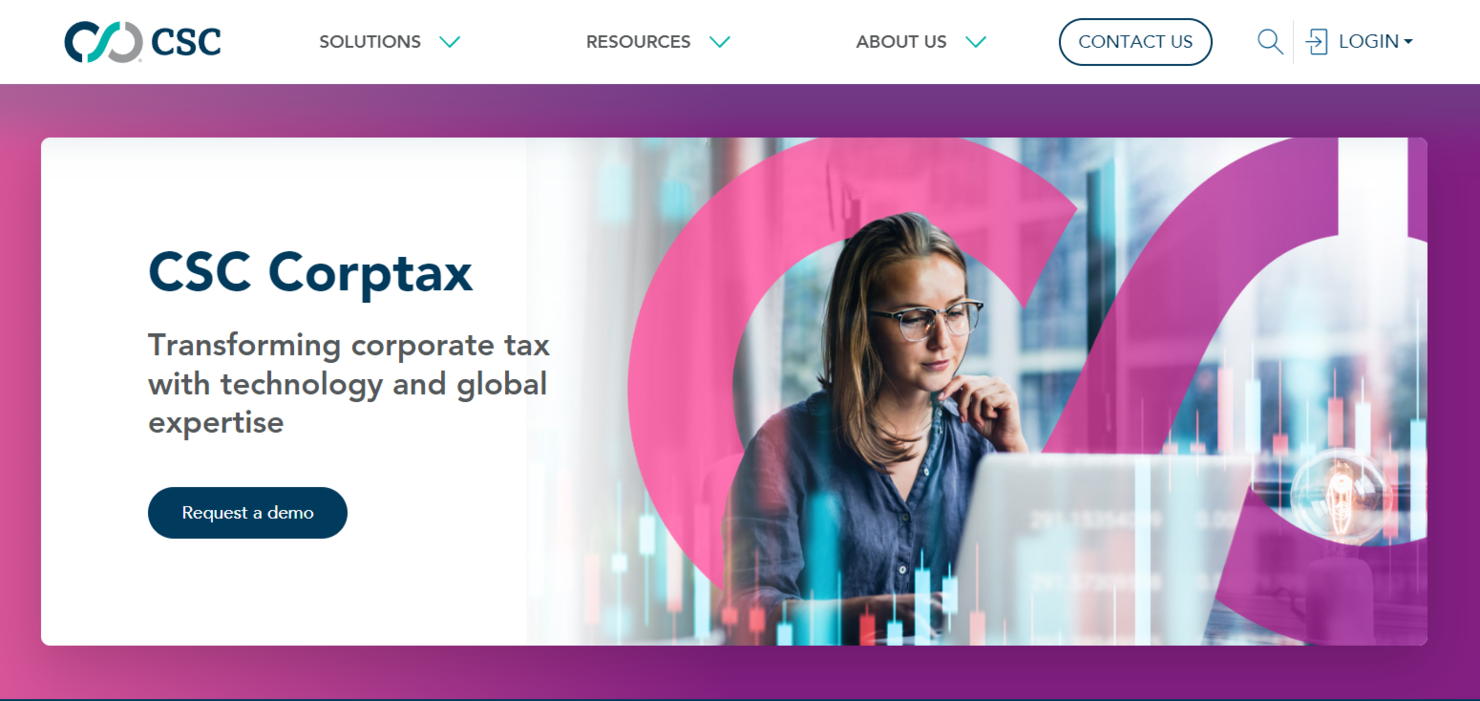 CSC Corptax screenshot - 10 Mejores Programas de Impuestos Corporativos Analizados en 2026