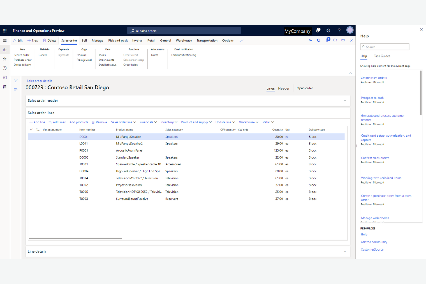 Microsoft Dynamics 365 Finance screenshot - Le 10 Migliori Soluzioni di Software per la Pianificazione del Budget ERP per il 2026