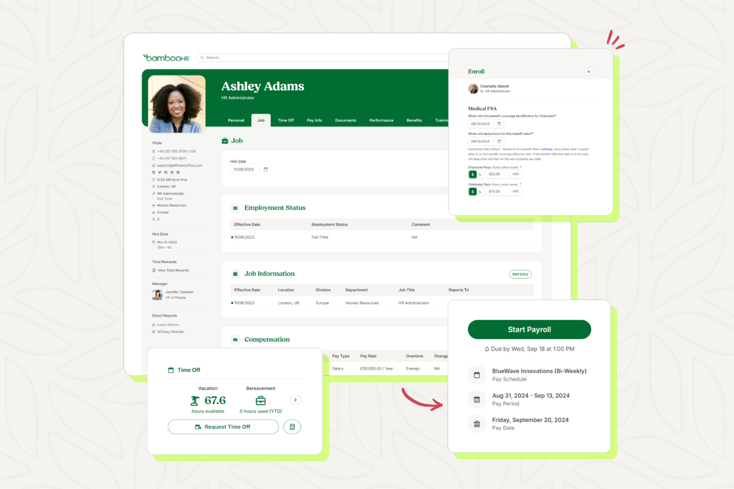 BambooHR® screenshot - 10 alternative a Rippling per il 2026