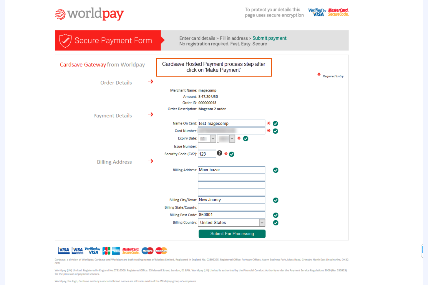 Worldpay screenshot - Le 10 Migliori Soluzioni di Pagamento Integrate Recensite nel 2026