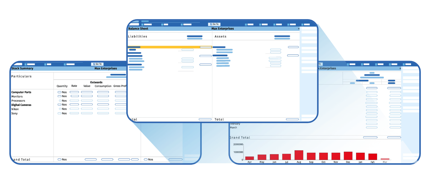 TallyPrime screenshot - 10 Mejores Sistemas de Software ERP Revisados por Expertos en 2026