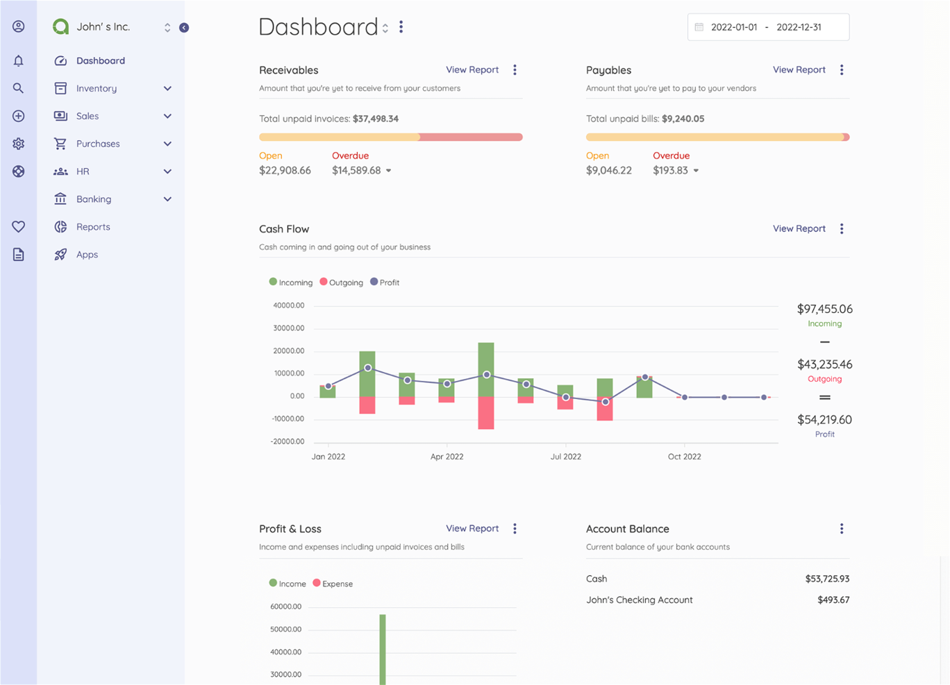Akaunting screenshot - Le 10 migliori soluzioni di software di contabilità gratuiti recensite per il 2026