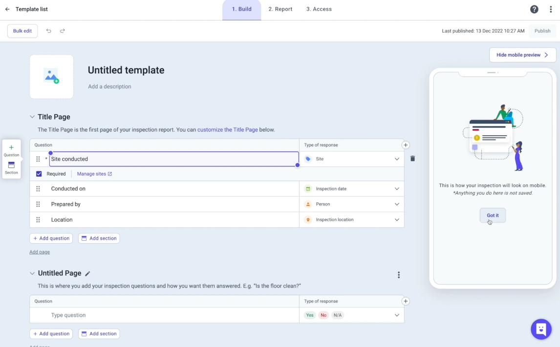 SafetyCulture screenshot - I 10 migliori software di audit recensiti nel 2026