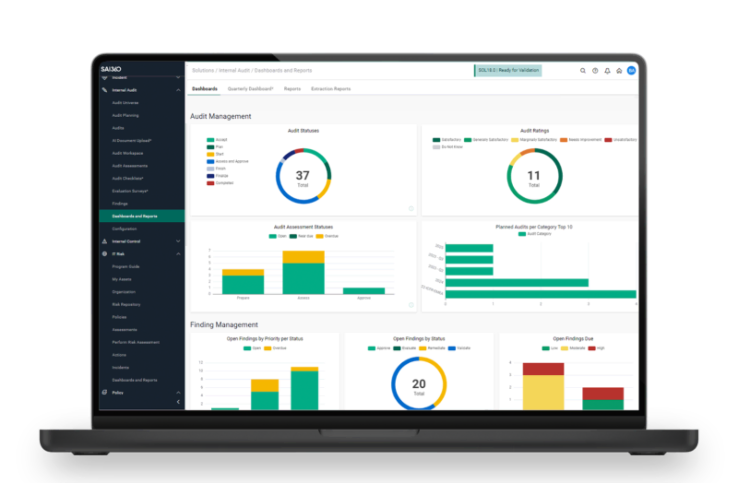 SAI360 screenshot - I 10 migliori software di audit recensiti nel 2026