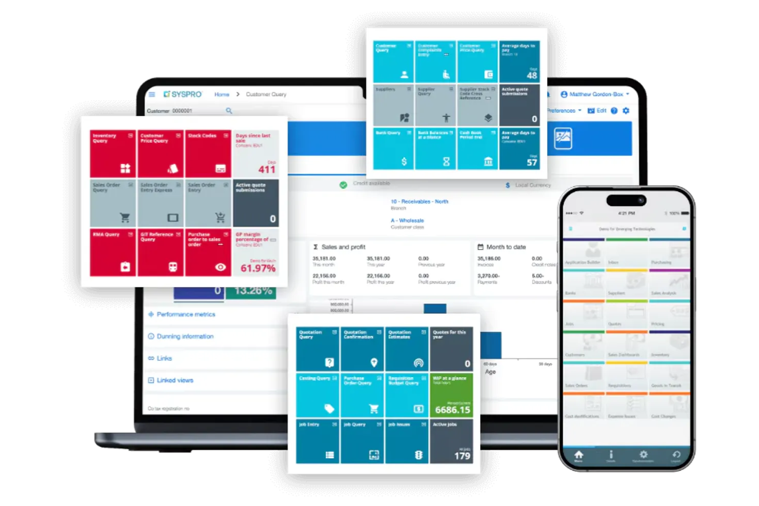 SYSPRO ERP screenshot - 10 Mejor Software de Gestión de Costes Analizado en 2026