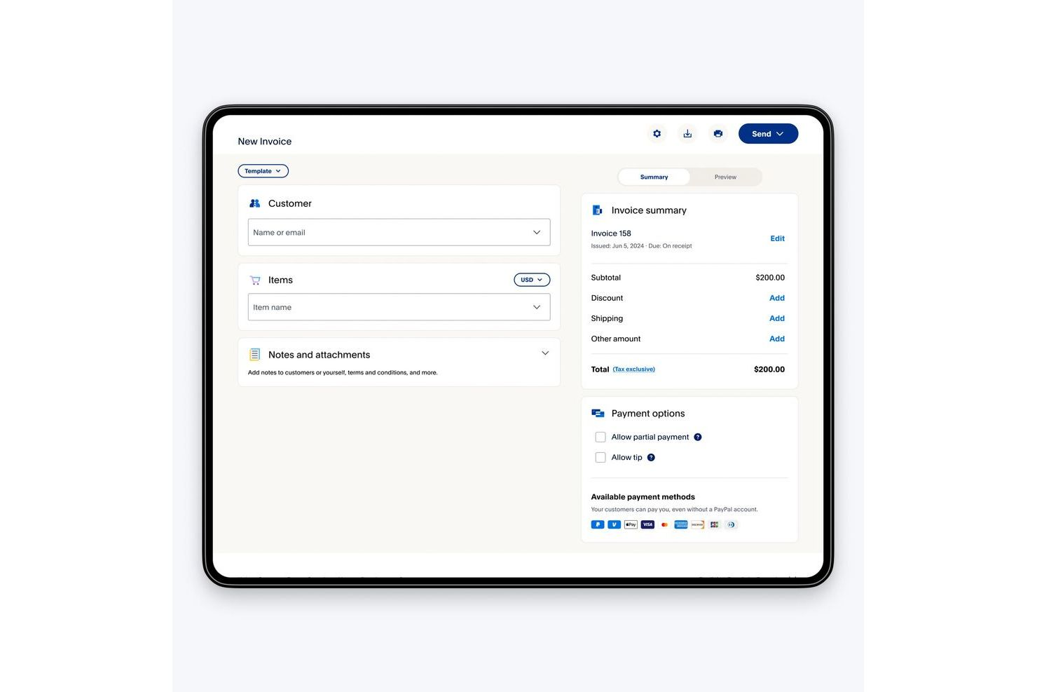 PayPal Open screenshot - Le 10 migliori soluzioni gratuite di fatturazione per piccole imprese nel 2026