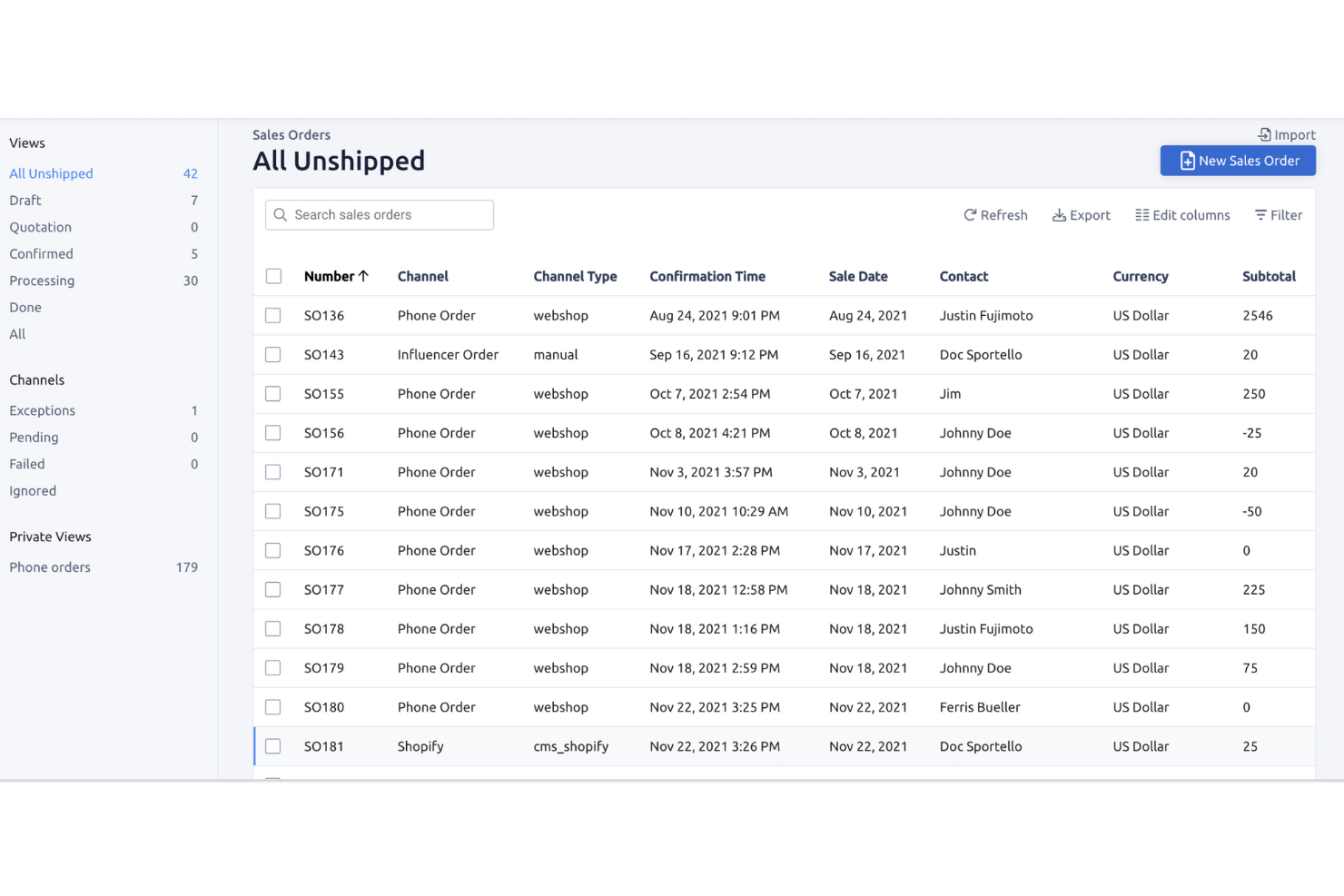 Fulfil screenshot - Le 10 migliori soluzioni software ERP con IA recensite nel 2026