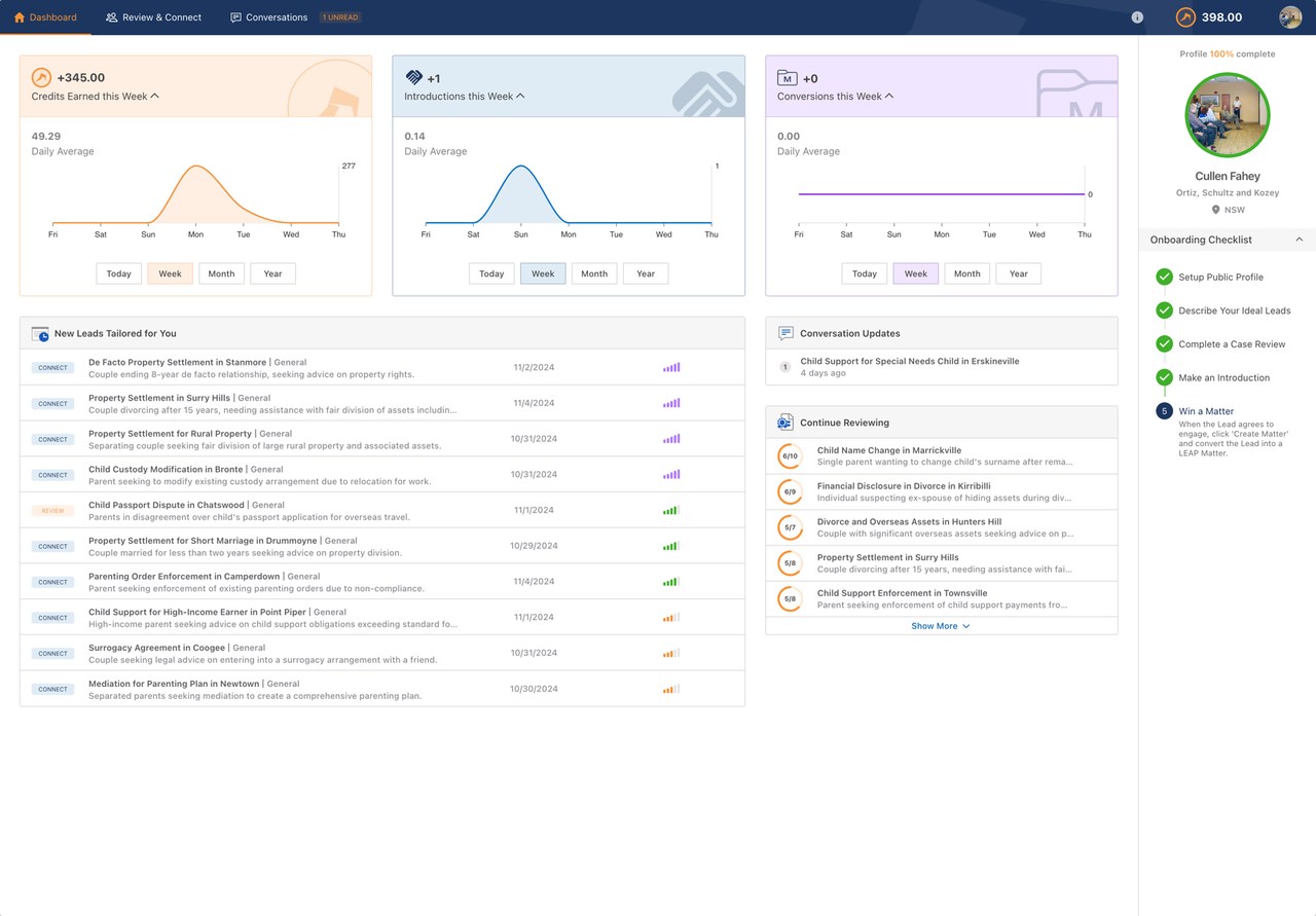 LEAP screenshot - 10 Mejores Software de Contabilidad Fiduciaria Revisados en 2026