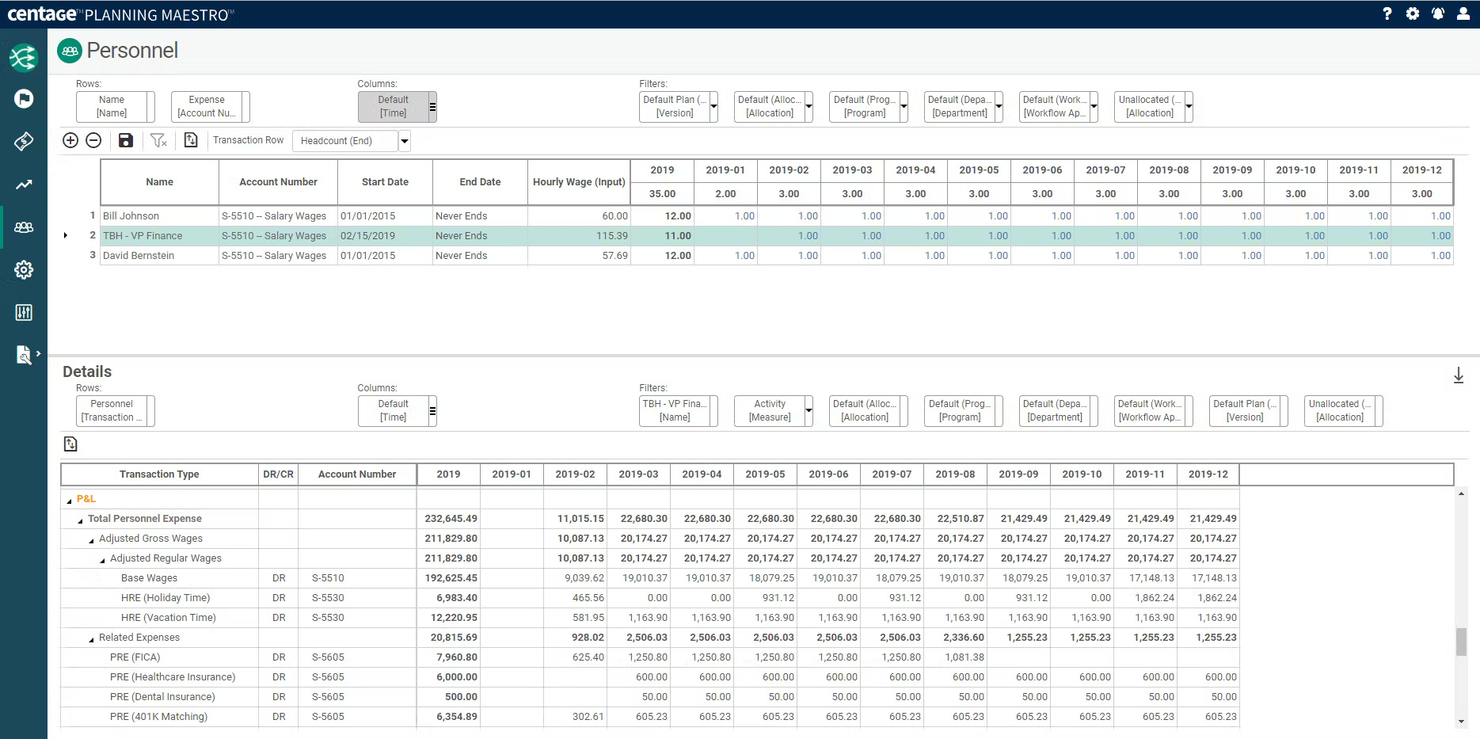 Centage screenshot - Le 10 Migliori Soluzioni Software per la Consolidazione Finanziaria Recensite nel 2026