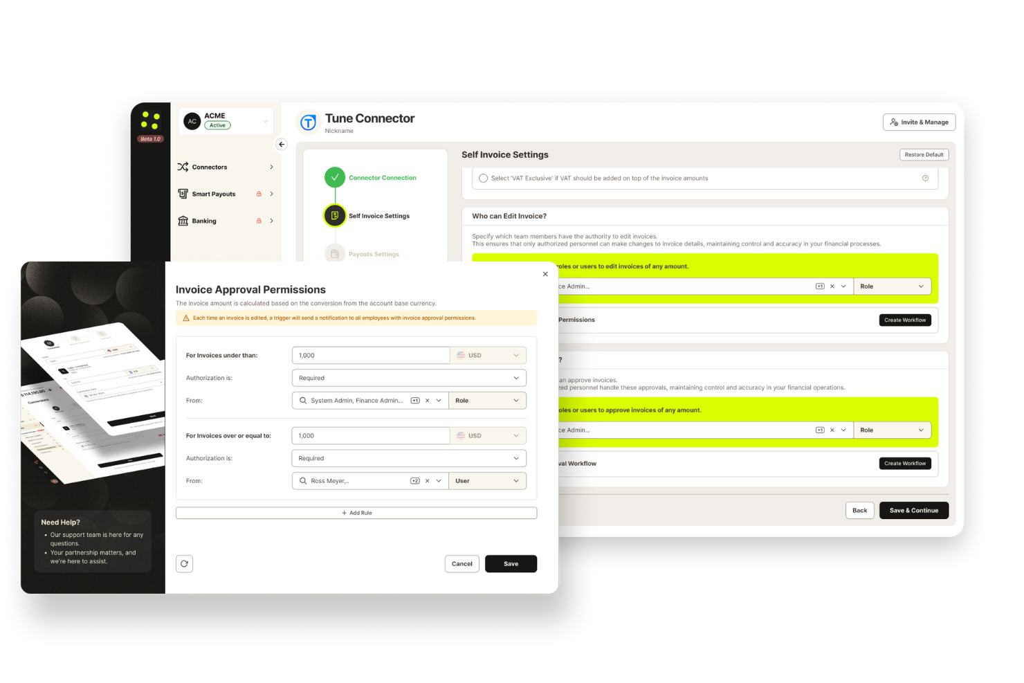 Payouts screenshot - I 10 migliori software per la conformità finanziaria per il 2026