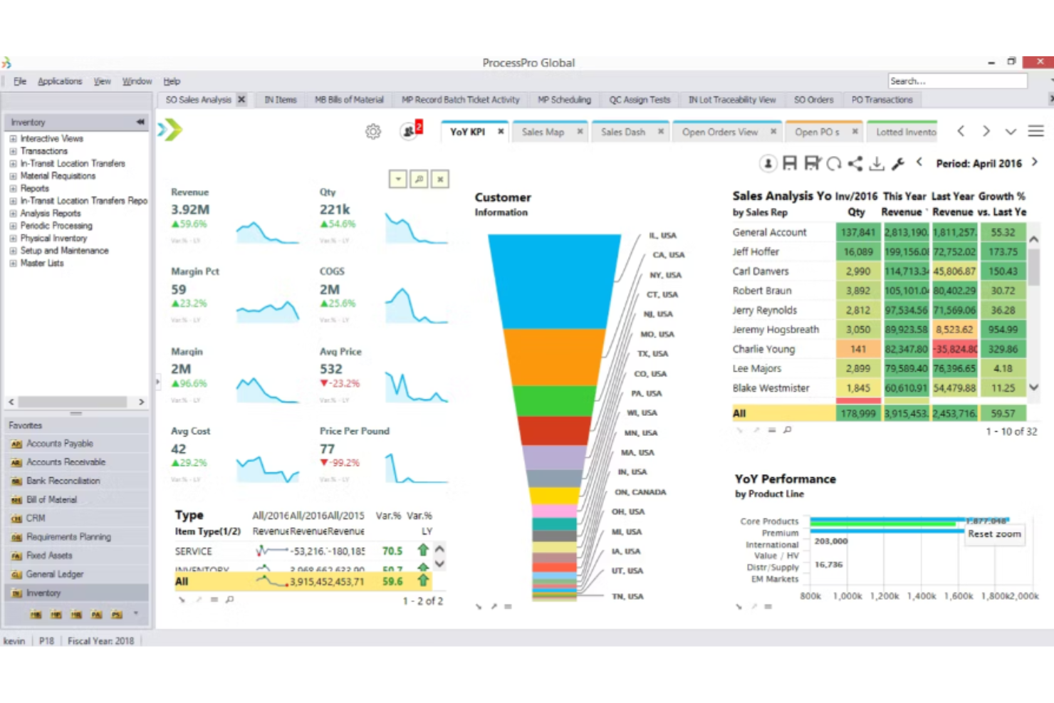 Aptean screenshot - 10 Mejores Software ERP para la Industria Química Analizados en 2026