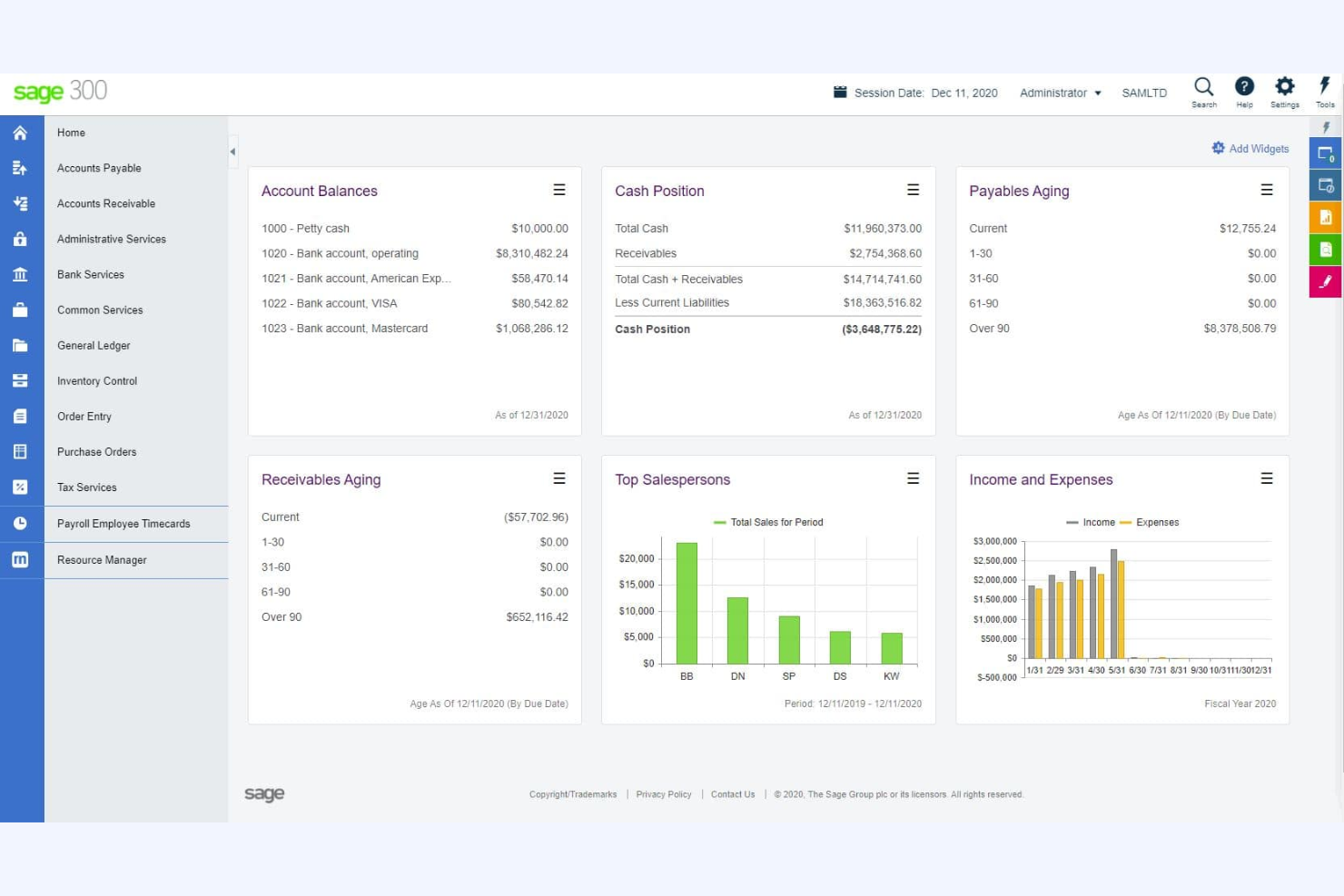 Sage screenshot - Le 10 Migliori Soluzioni di Pagamento Integrate Recensite nel 2026