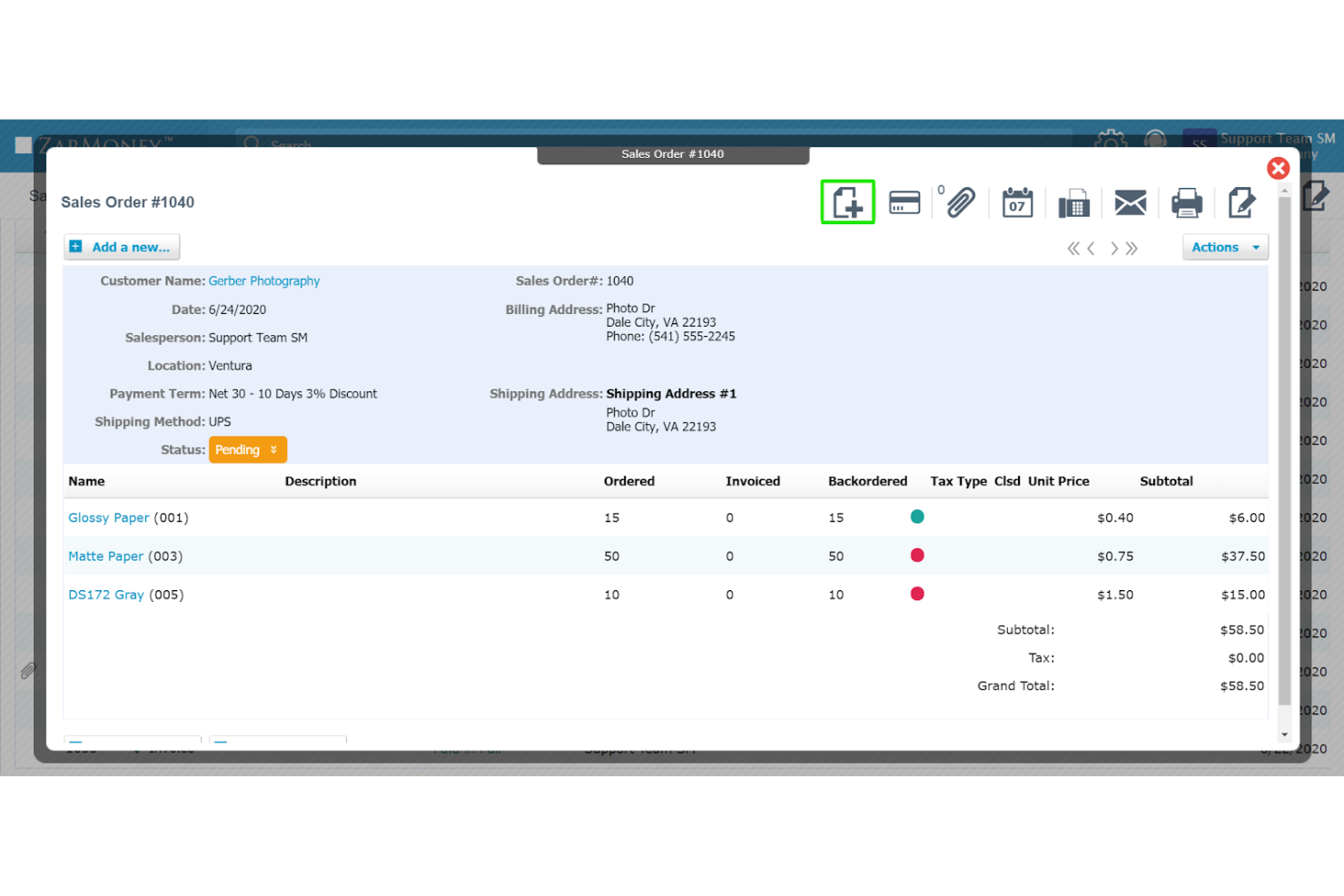 ZarMoney screenshot - Le 10 migliori soluzioni di software di contabilità per PC recensite nel 2026