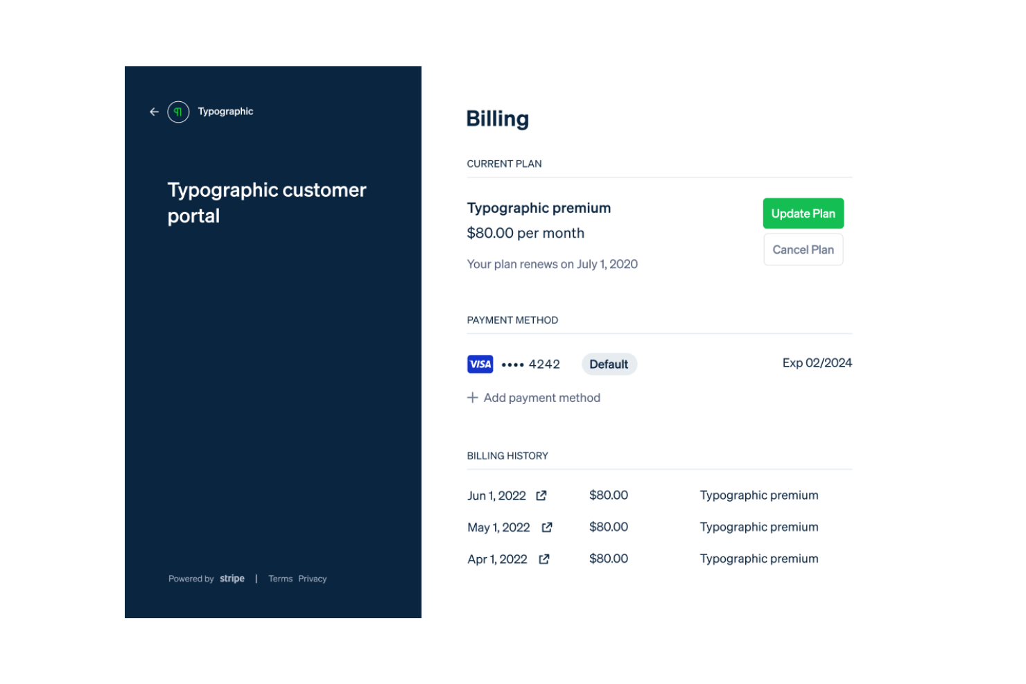 Stripe screenshot - Le 10 Migliori Soluzioni SaaS per la Fatturazione del 2026 Recensite