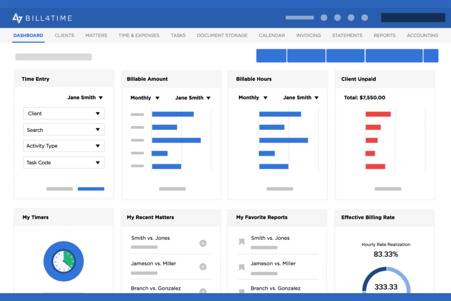 Bill4time screenshot - I 19 migliori software di fatturazione clienti nel 2026