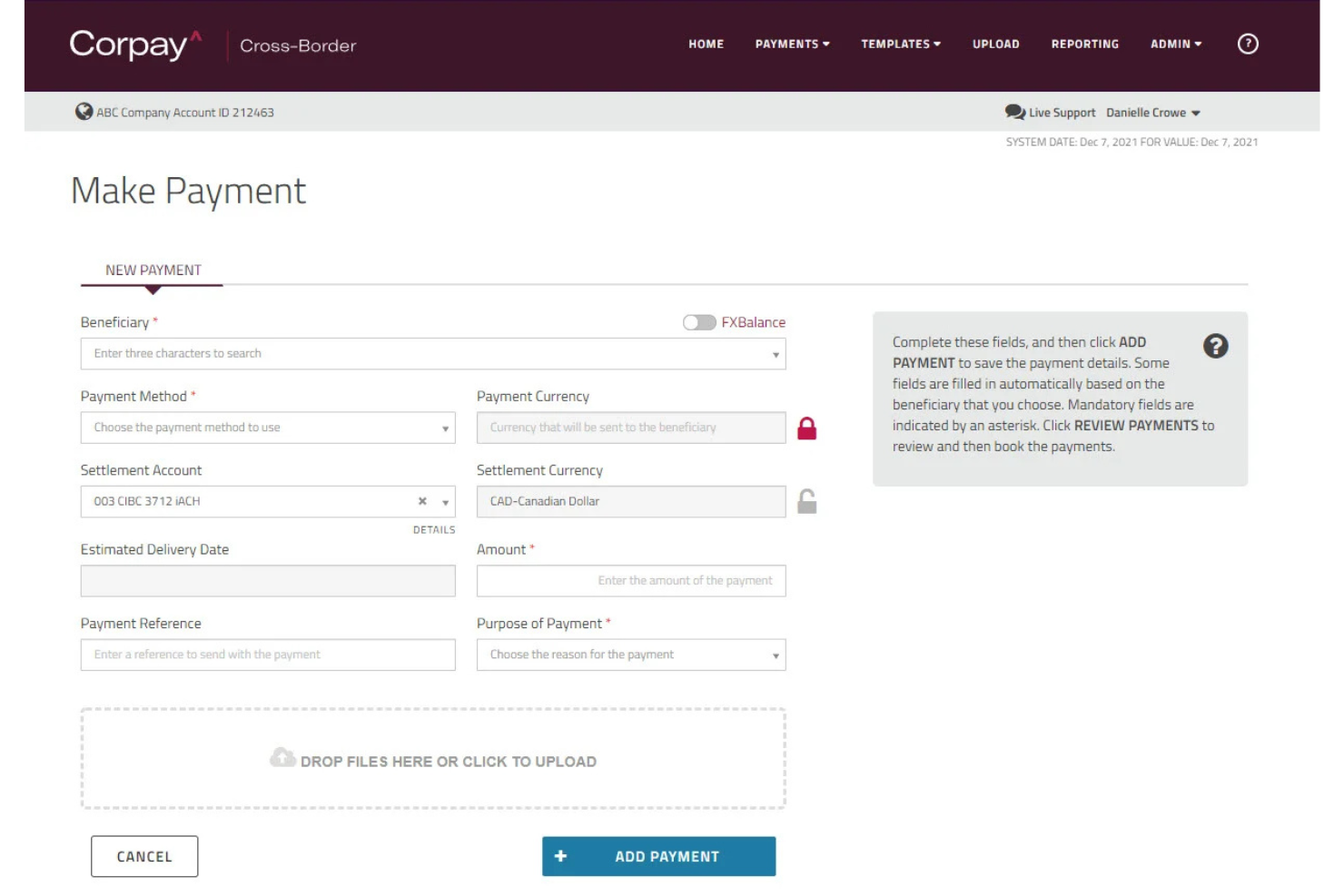 Corpay screenshot - 10 Beste zakelijke betaaloplossingen in 2026
