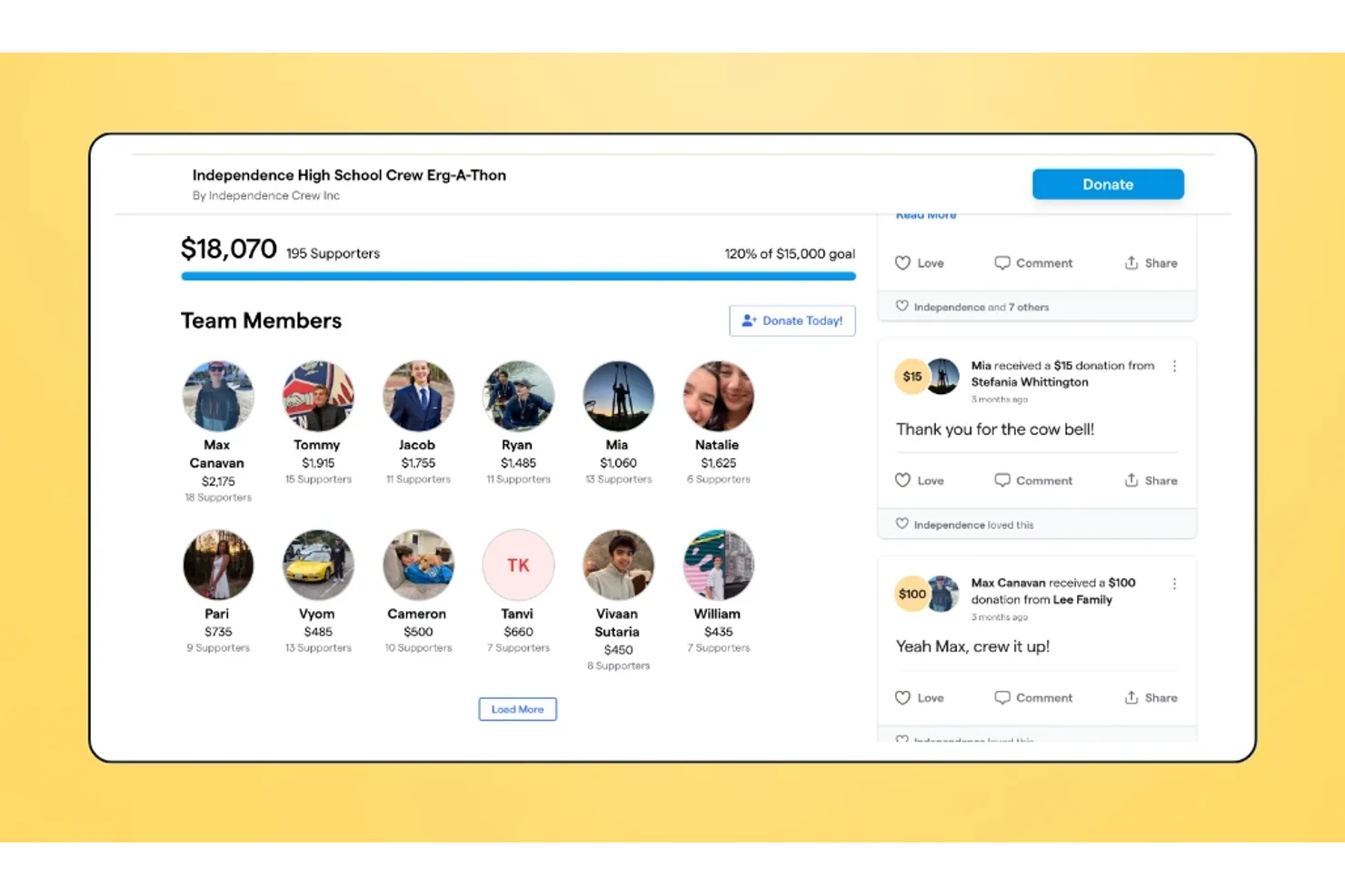 Givebutter screenshot - De 10 beste fondsenwervingsplatforms beoordeeld in 2026