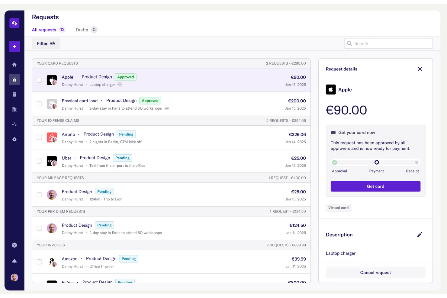 Spendesk screenshot - 10 Beste zakelijke betaaloplossingen in 2026