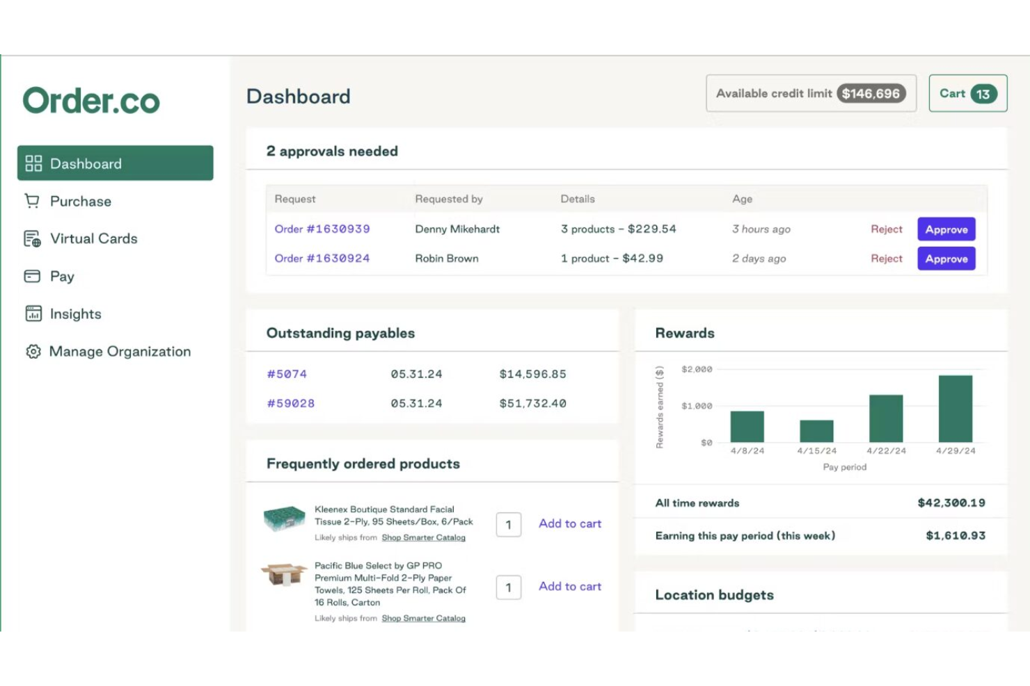 Order.co screenshot - 10 beste factuur- en inkoopordersoftware voor 2026