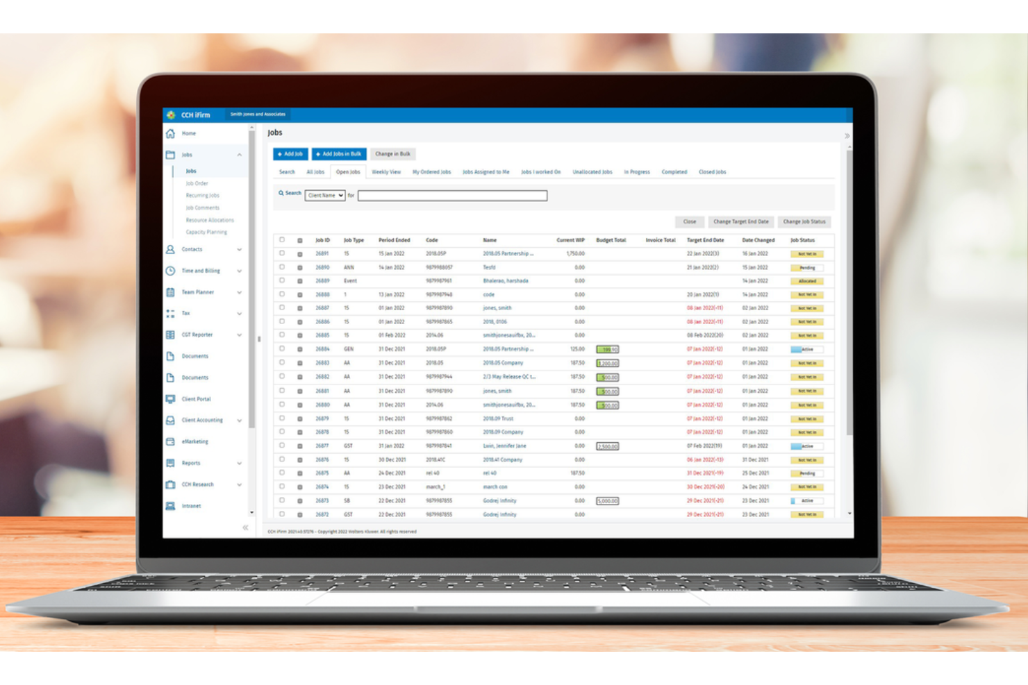 CCH iFirm Tax screenshot - 10 beste belastingsoftware in Australië voor 2026