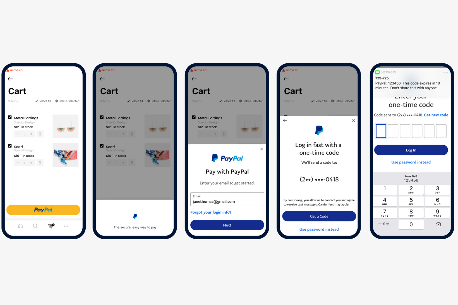 PayPal screenshot - 10 beste mobiele betaalapps voor 2026