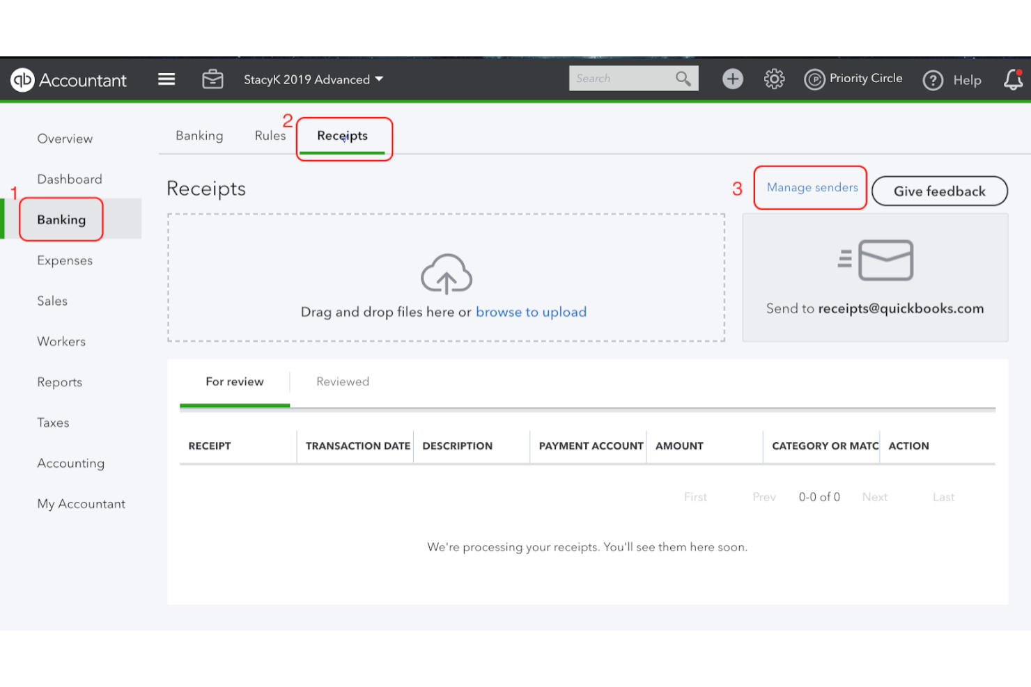 QuickBooks Online screenshot - 10 beste softwareoplossingen voor uitgavenbeheer van 2026