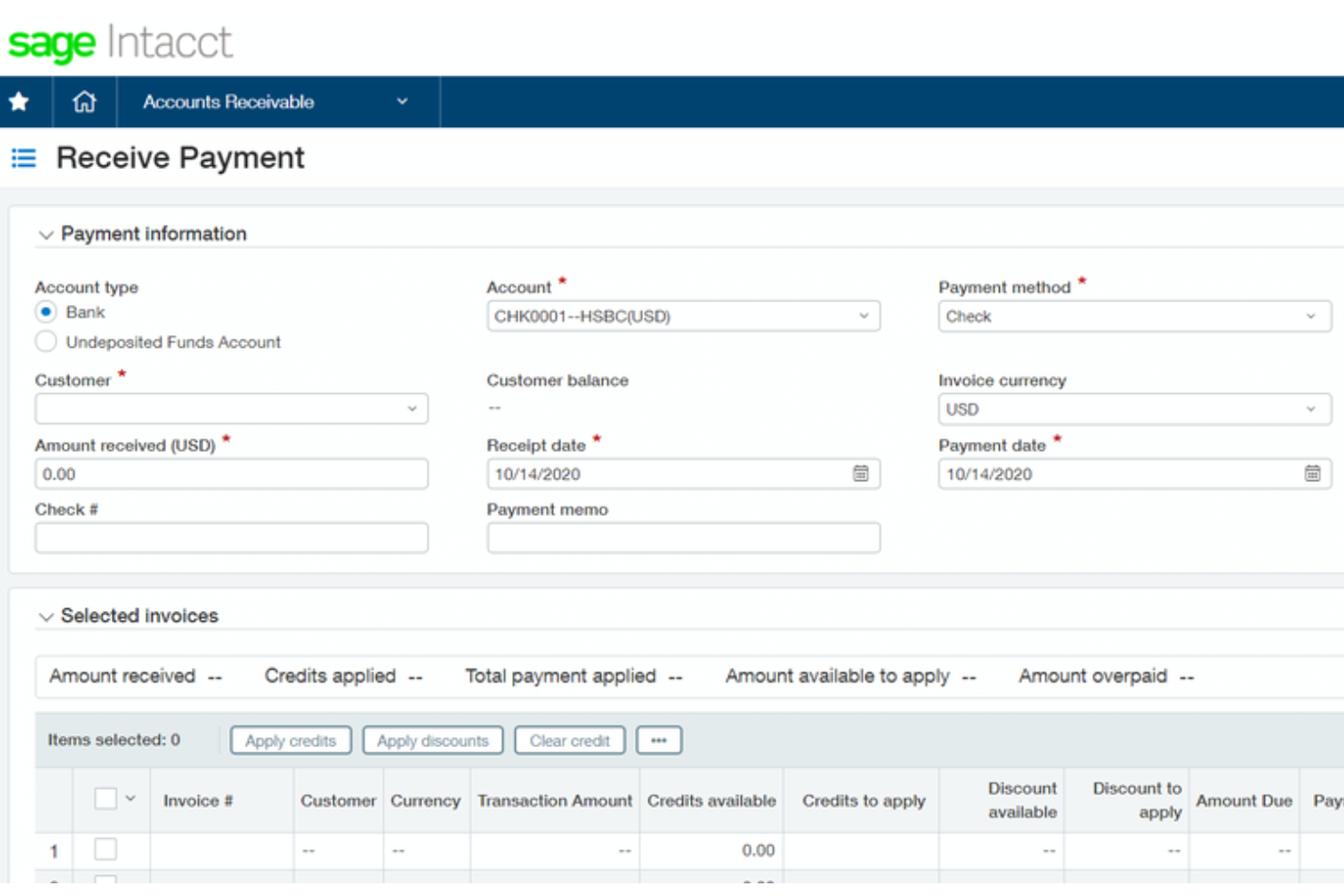 Sage Intacct screenshot - 10 beste softwareoplossingen voor inkooporders beoordeeld in 2026