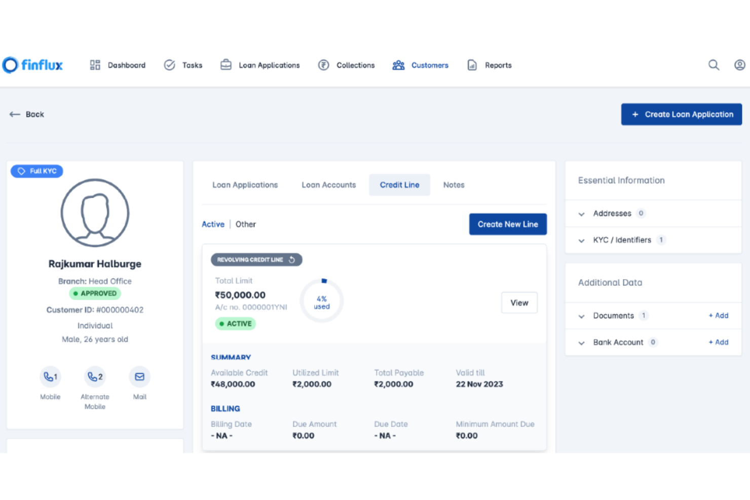 Finflux screenshot - 10 beste software voor kredietverstrekking beoordeeld in 2026