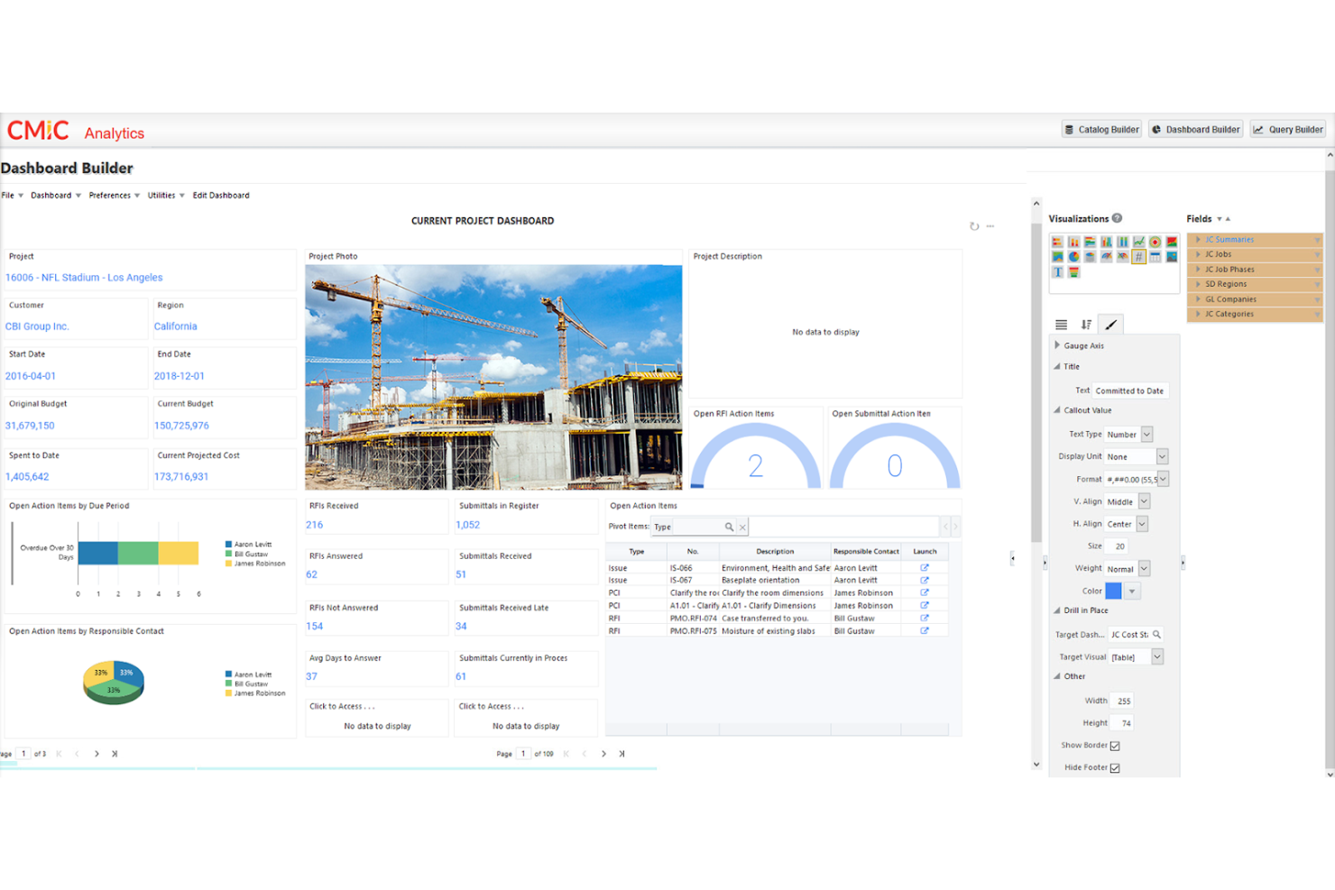 CMiC screenshot - 10 beste boekhoudsoftware voor aannemers in (2026)