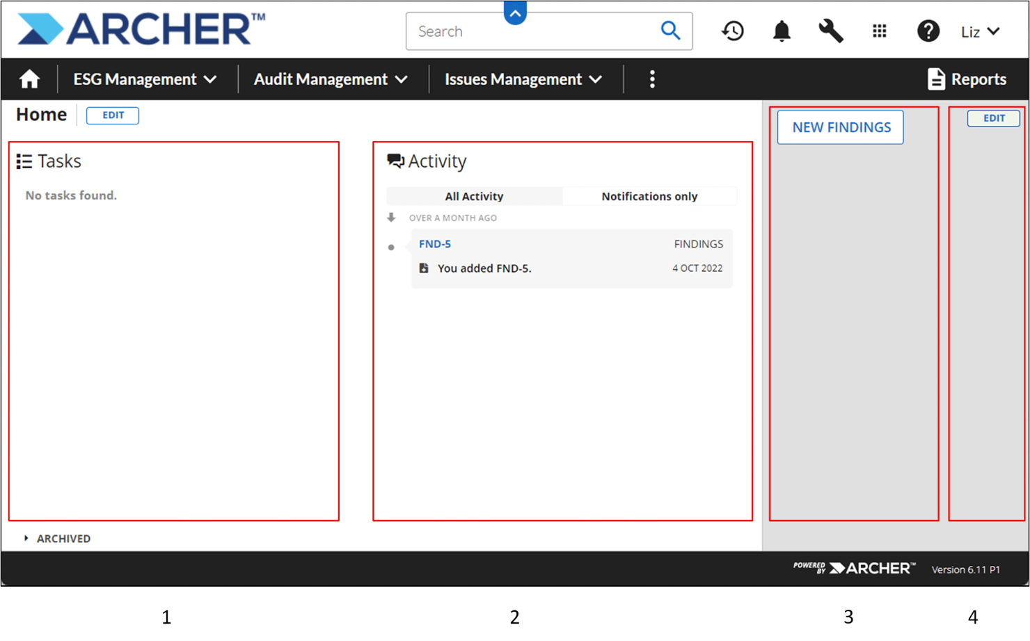 Archer screenshot - 10 beste softwareprogramma’s voor auditbeheer beoordeeld voor 2026
