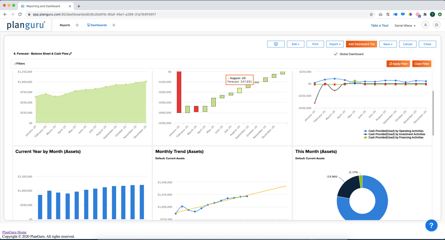 PlanGuru screenshot - 10 Beste budgetterings- en planningssoftware beoordeeld in 2026