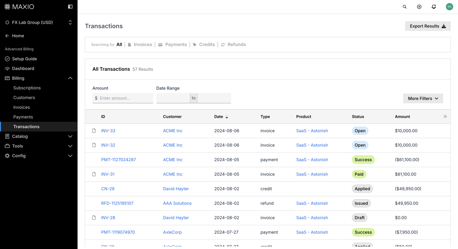 Maxio screenshot - 10 beste software voor omzetbeheer beoordeeld in 2026