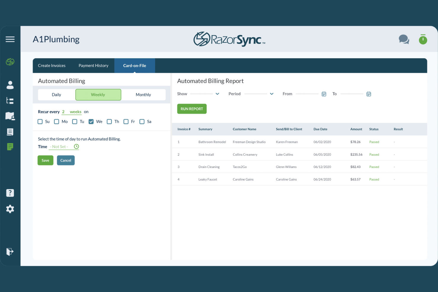 RazorSync screenshot - 10 beste alternatieven voor Service Fusion in 2026