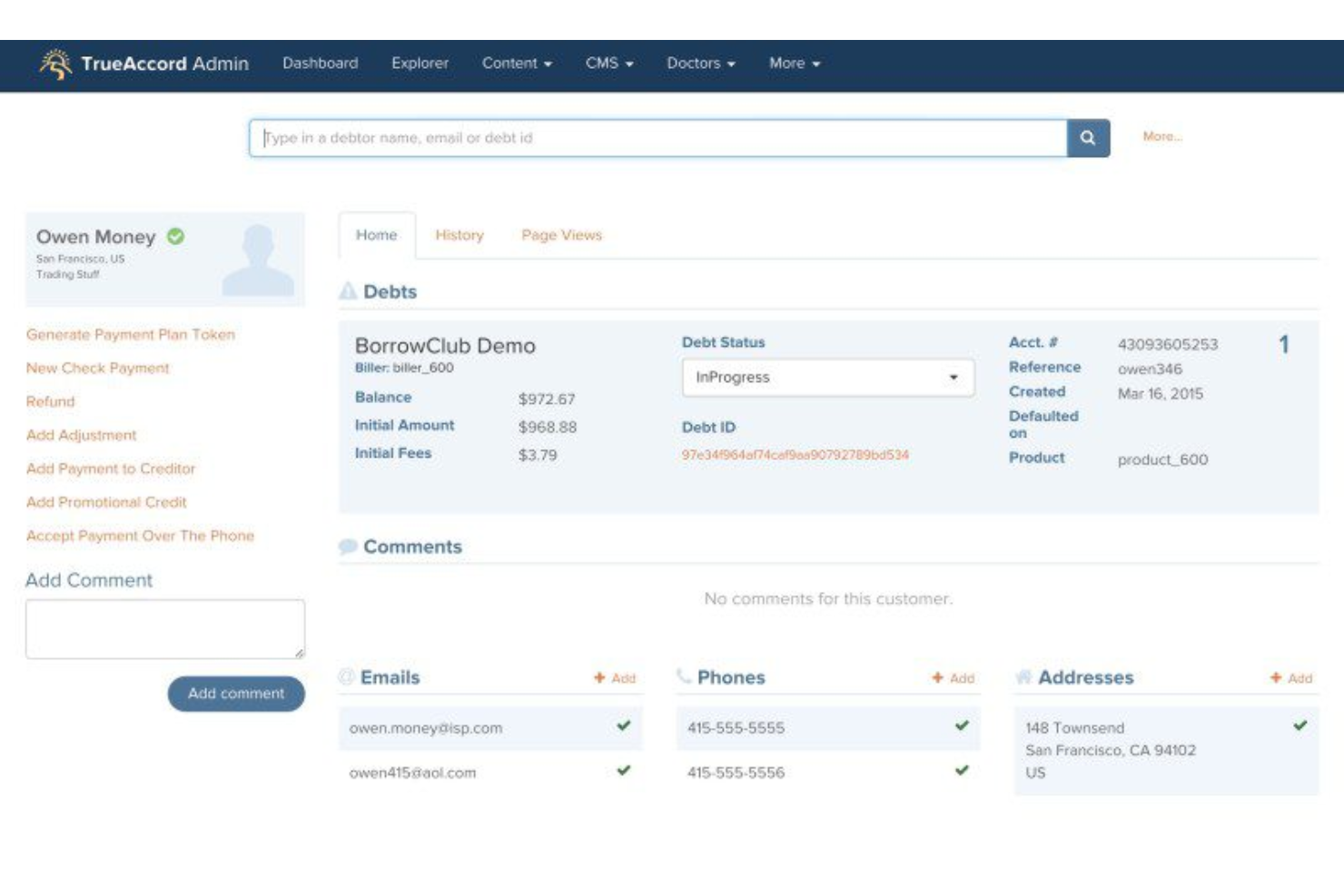 TrueAccord screenshot - 10 beste AI-software voor schuldinning in 2026