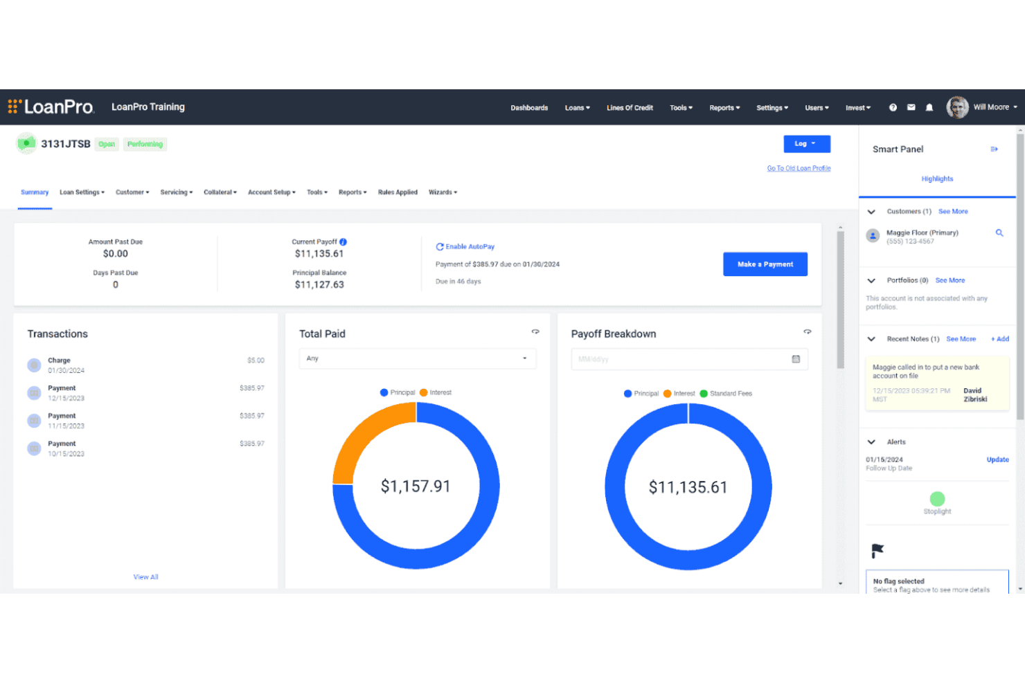 LoanPro screenshot - 10 beste softwareoplossingen voor leningbeheer beoordeeld in 2026