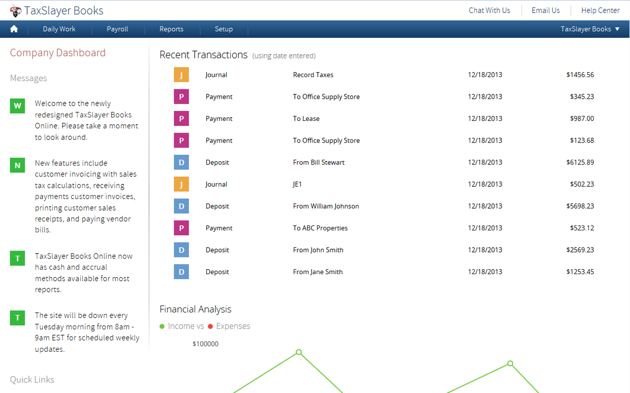 TaxSlayer screenshot - 10 beste belastingsoftware voor kleine bedrijven, beoordeeld in 2026