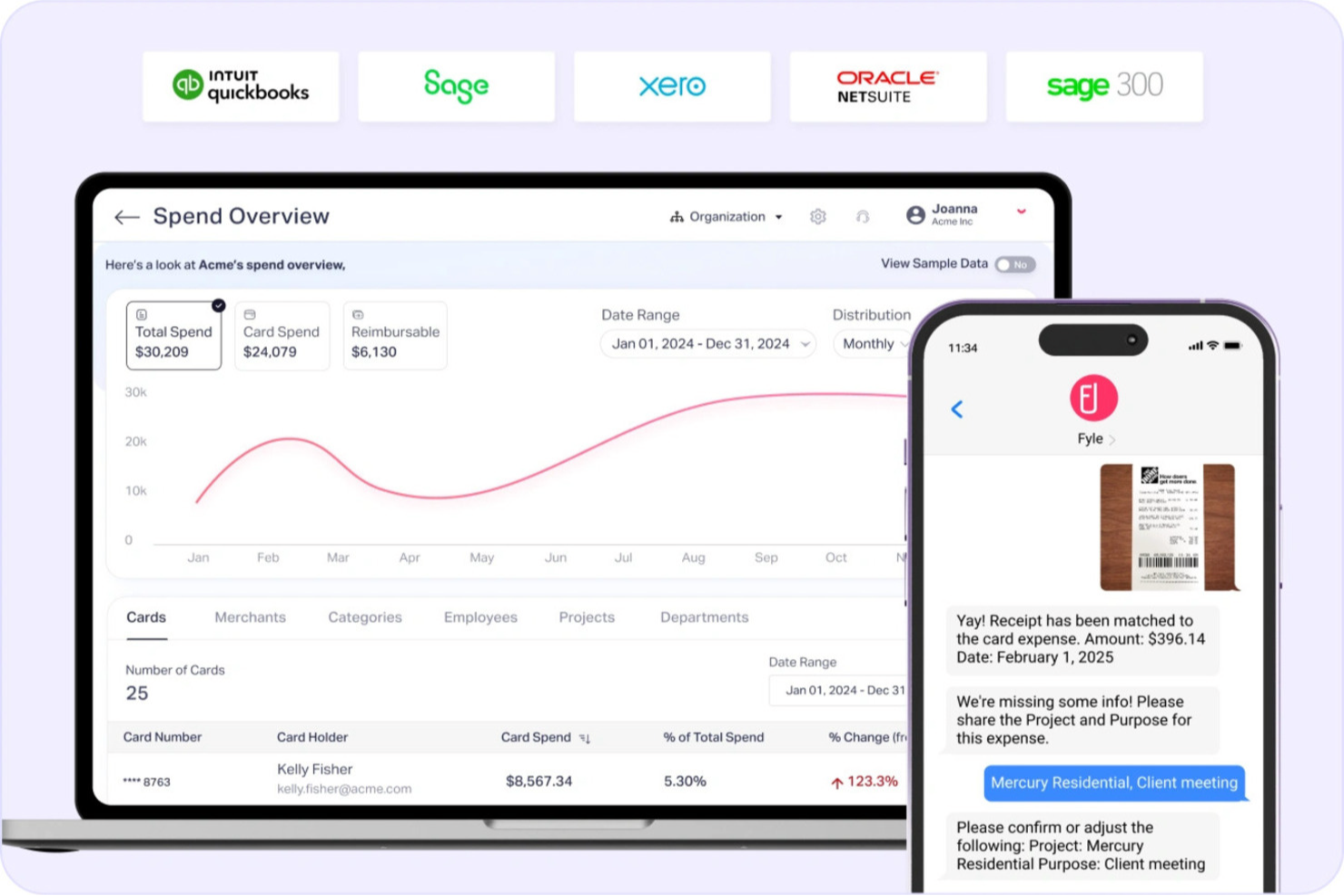Sage Expense Management (formerly Fyle) screenshot - 10 beste tools voor onkostenbeheer voor kleine bedrijven in 2026