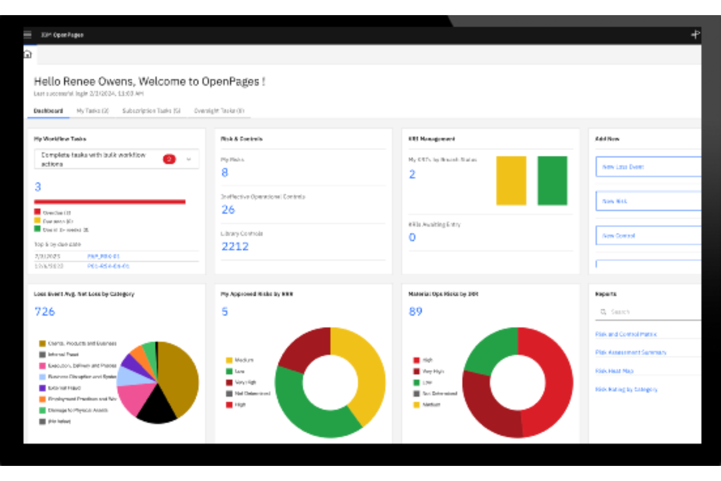 IBM OpenPages screenshot - 10 beste softwareoplossingen voor ondernemingsrisicobeheer (ERM) in 2026