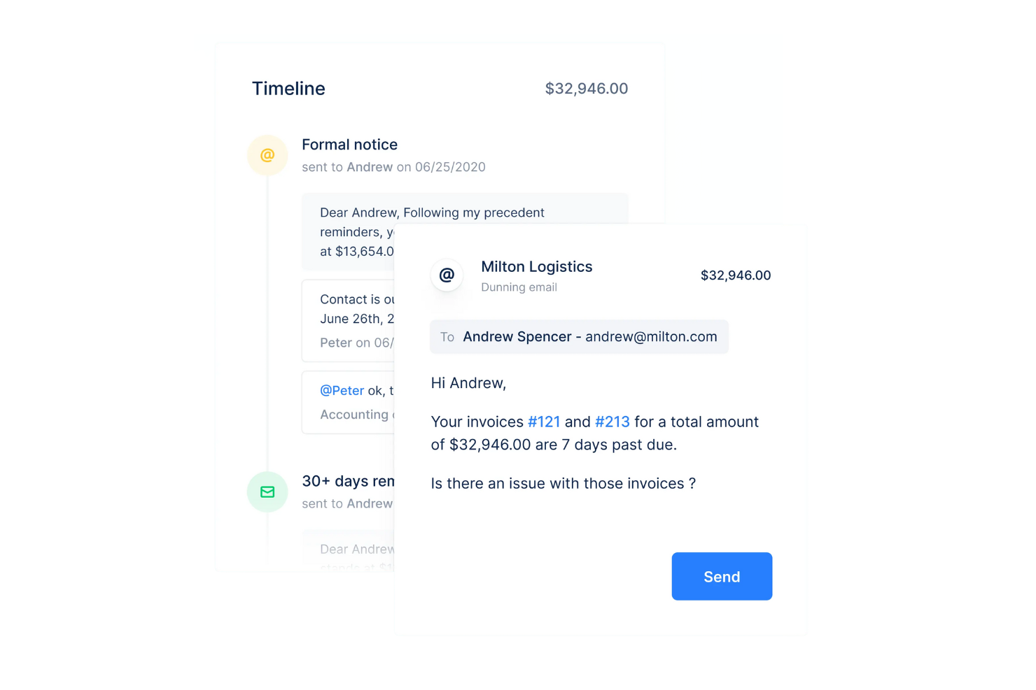 Upflow screenshot - Les 10 meilleurs logiciels de gestion des comptes clients pour les petites entreprises évalués en 2026