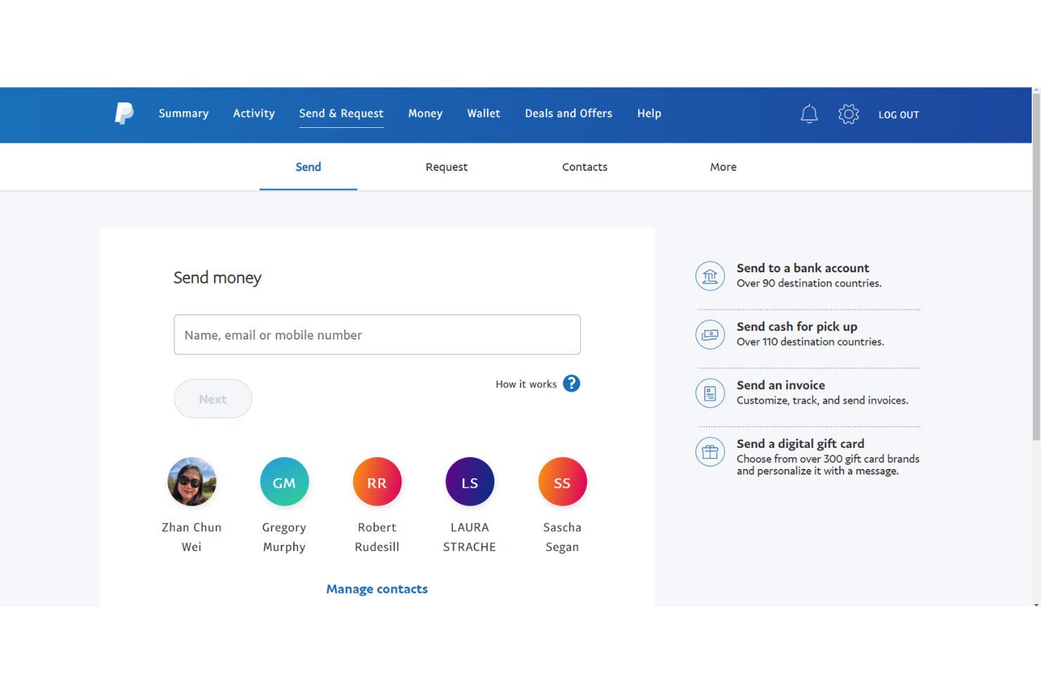 PayPal screenshot - 10 bästa digitala betalningslösningarna 2026